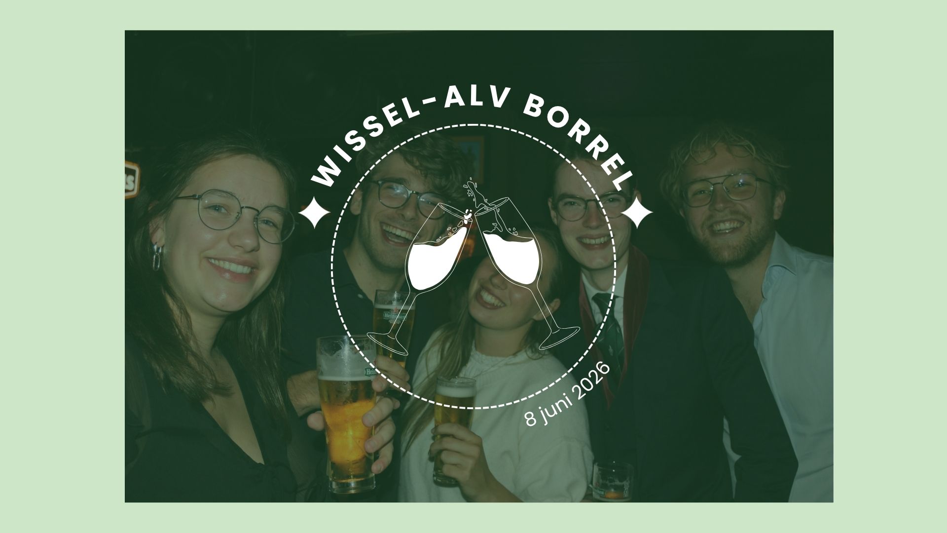 Wissel-ALV borrel
