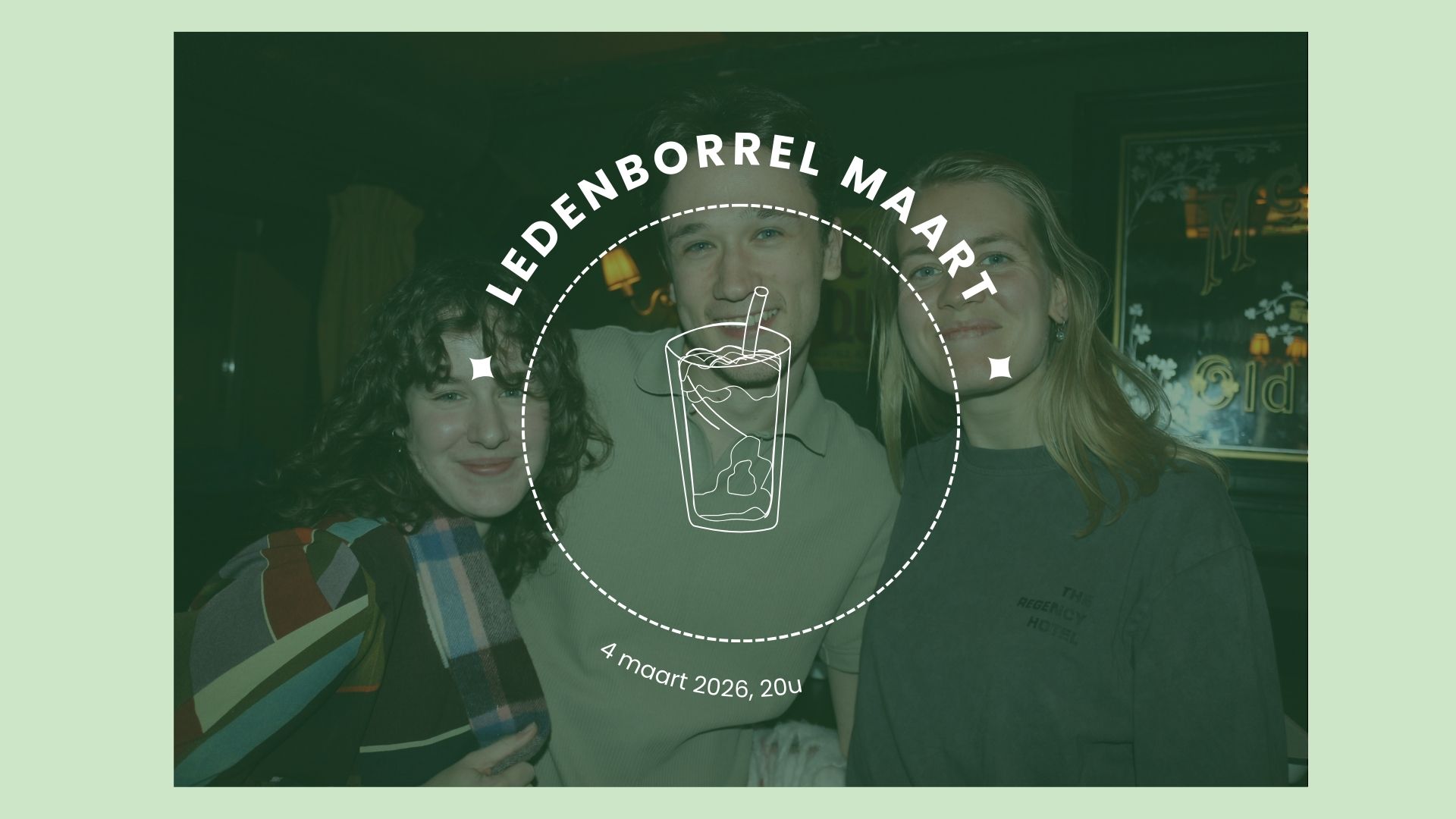 Ledenborrel maart