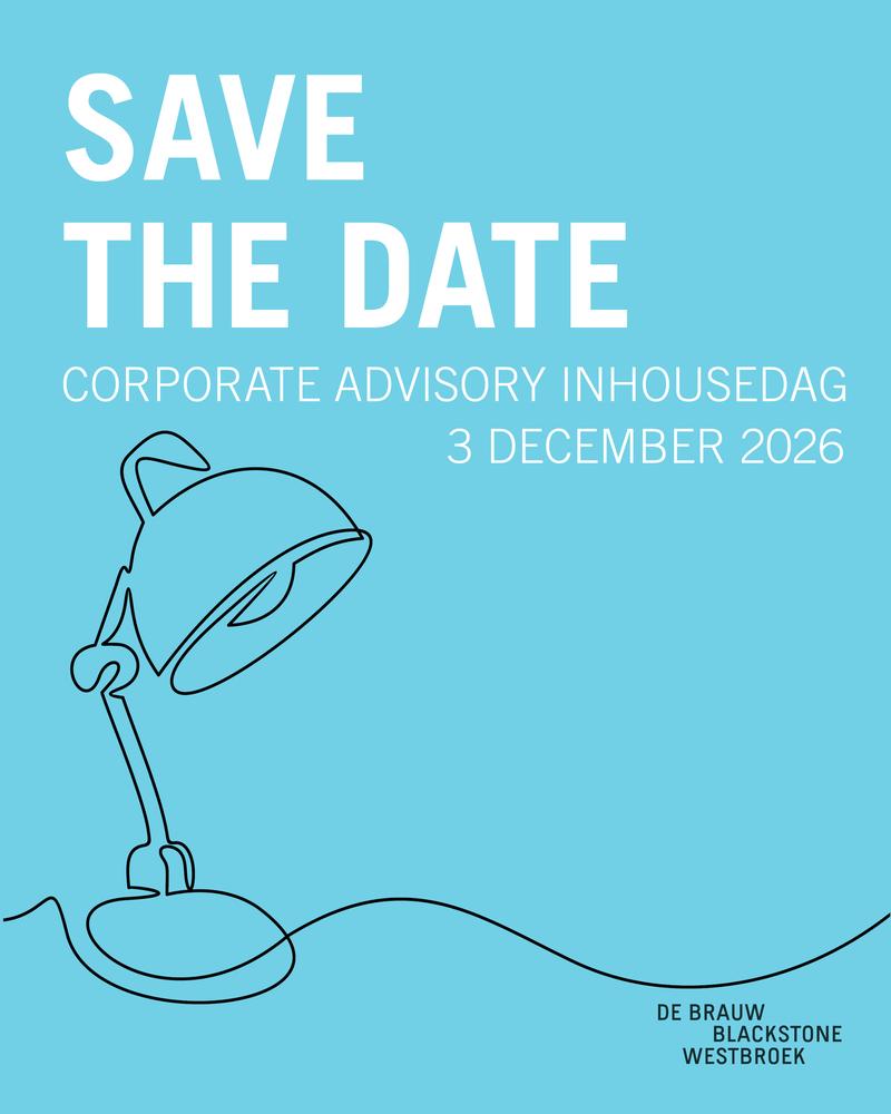 Inhousedag Corporate Advisory De Brauw 