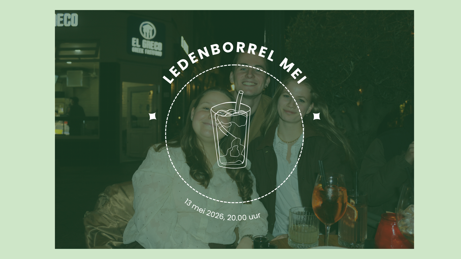 Ledenborrel mei